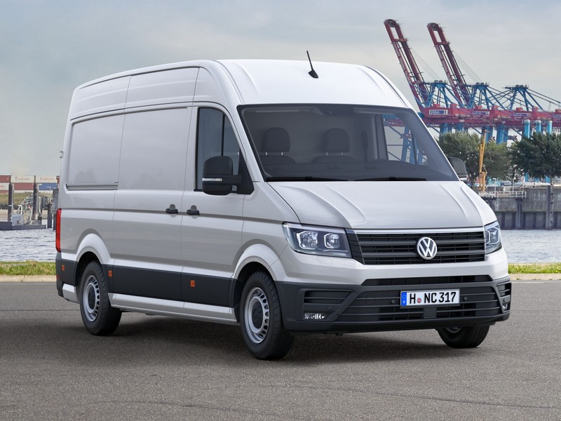 Volkswagen Crafter před startem